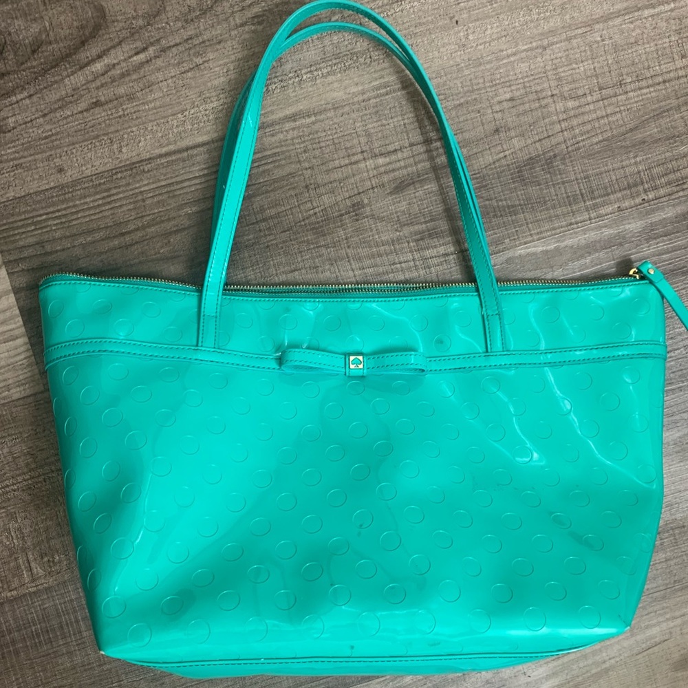 Kate Spade New York Sophie Camellia Street patent tote